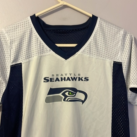 Augusta Sportswear Seattle Seahawks Flag Play Football Reversible Mesh Jersey XL - Picture 8 of 14